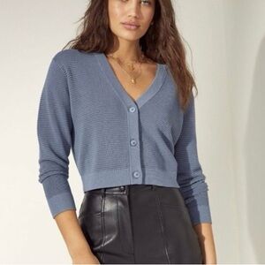 Wilfred Ribbed Cardigan | S